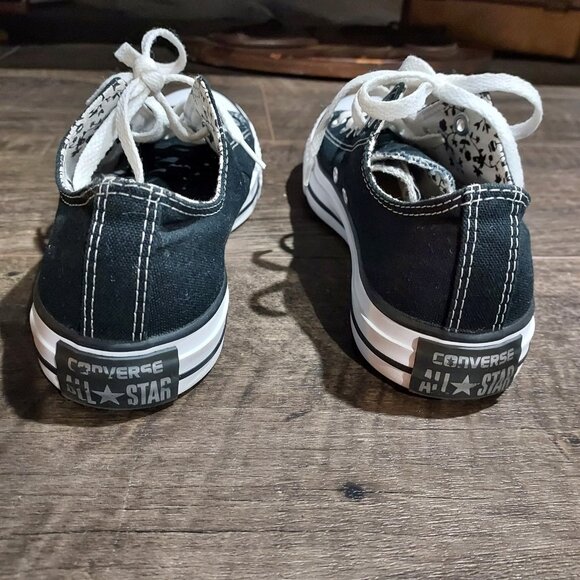 Converse All Star Black Sneqkers Unisex Women Size 8 Men Size 6 Classic Style - Picture 5 of 7